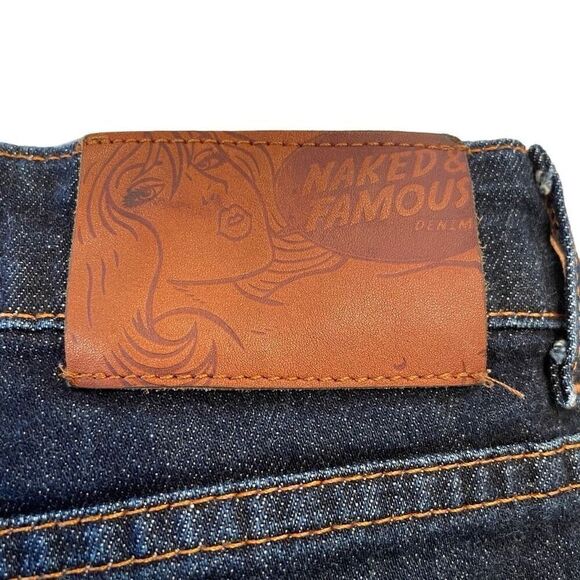 Naked & Famous Denim Jeans Womens 25 Skinny 11 Ounce Stretch Selvedge Japanese - Picture 9 of 9